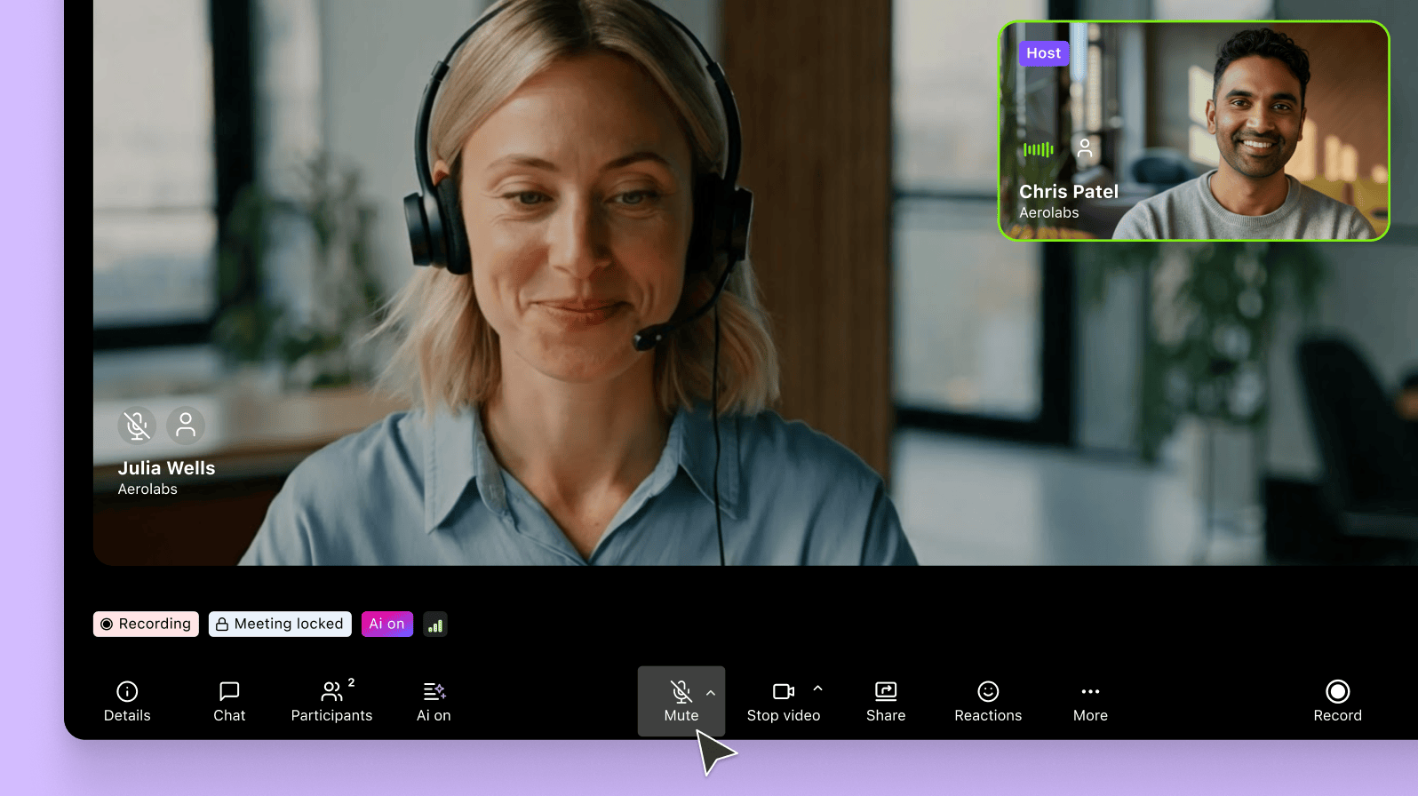 How to mute or unmute your mic with Dialpad