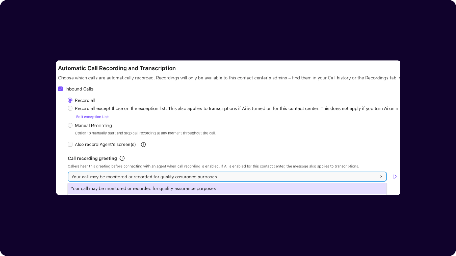 31. A Stronger, More Compliant Call Recording Greeting