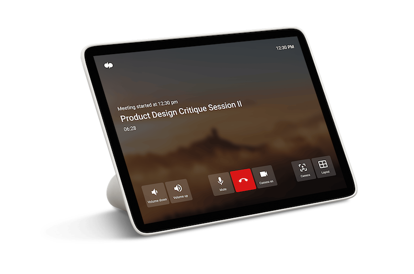Web controller In meeting screen dialpad