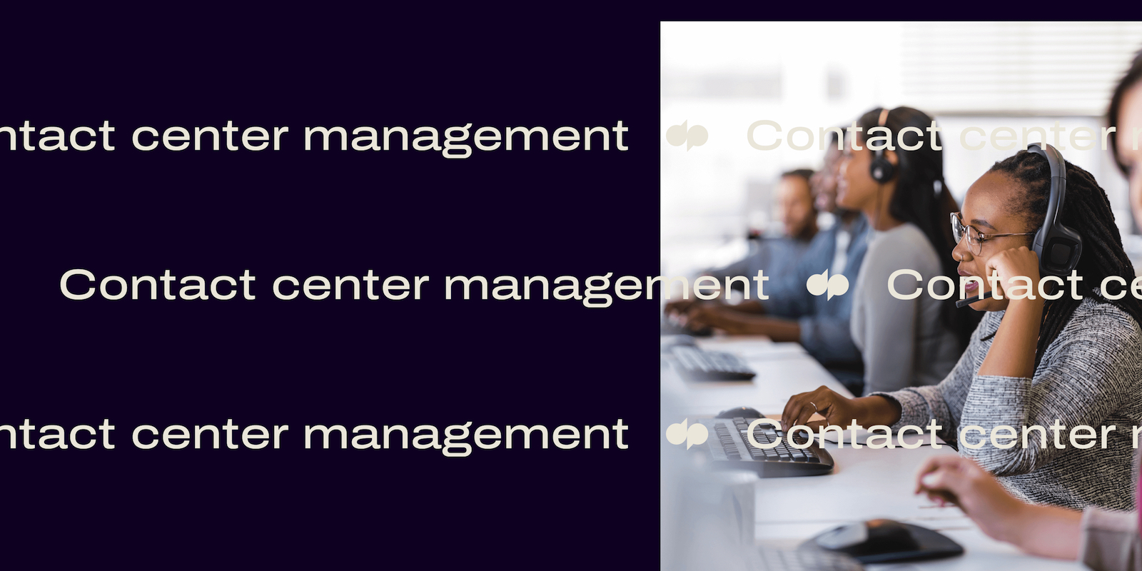 15 Contact center management header