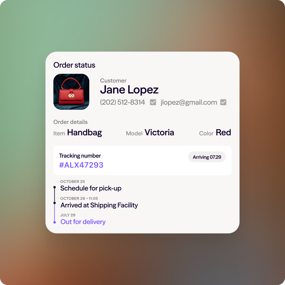 Screenshot of an Ai Agent helping a human customer to route to the correct customer service team