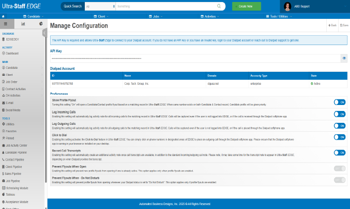 Dialpad's Ultra-Staff EDGE Integration | Dialpad