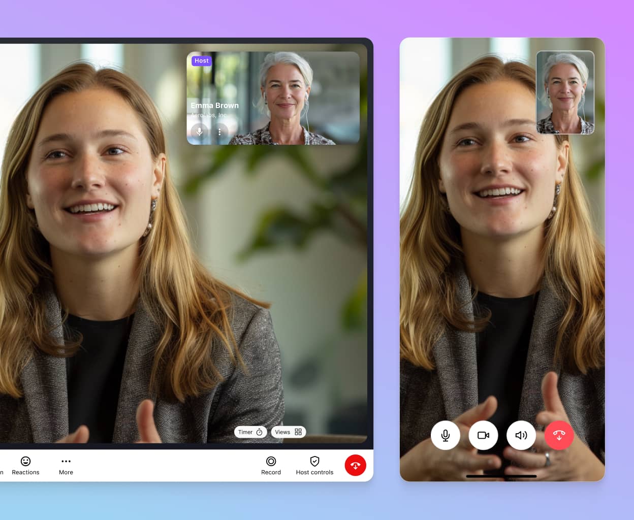 Joining a video call from Dialpad's Android app