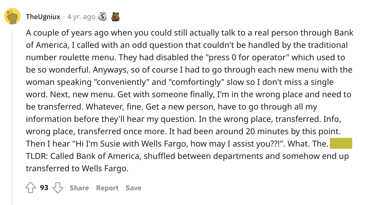 Contact center horror story 1