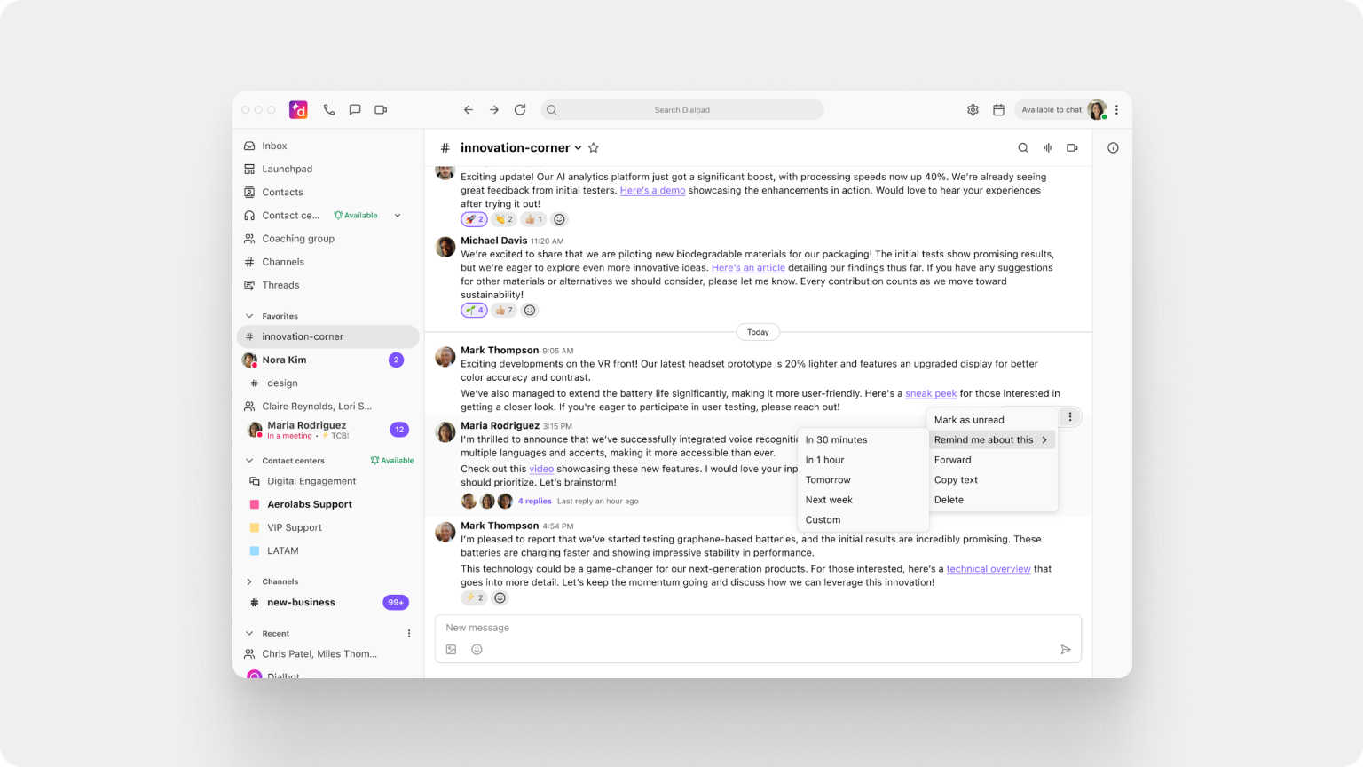 18. Set reminders to follow up