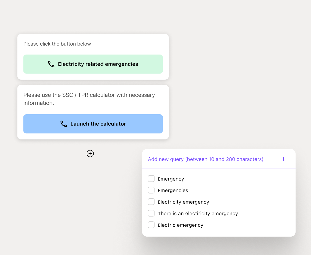 Screenshot of building a self-service journey in Dialpad