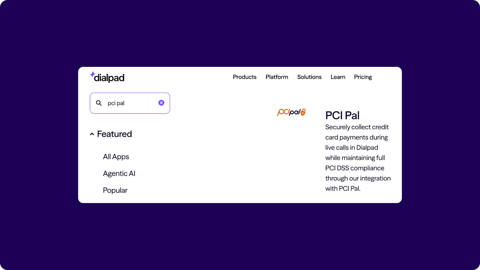62. Secure and efficient customer interactions with PCI Pal and Dialpad Integration