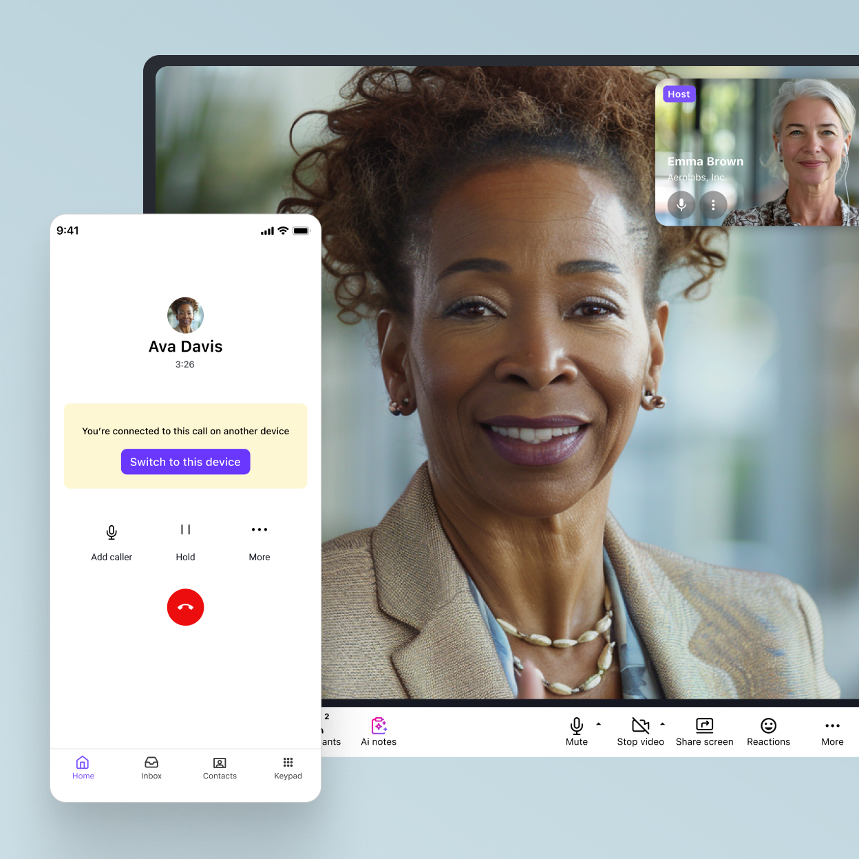 Simultaneous ring Header
