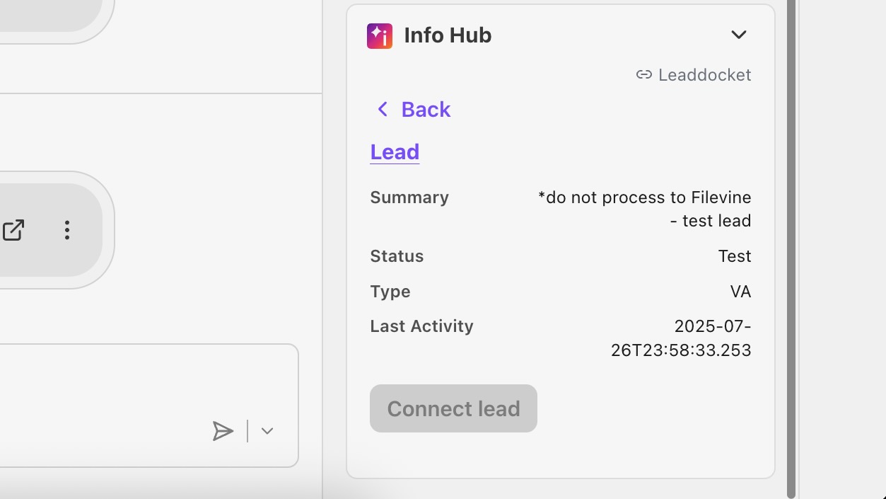 Lead Details