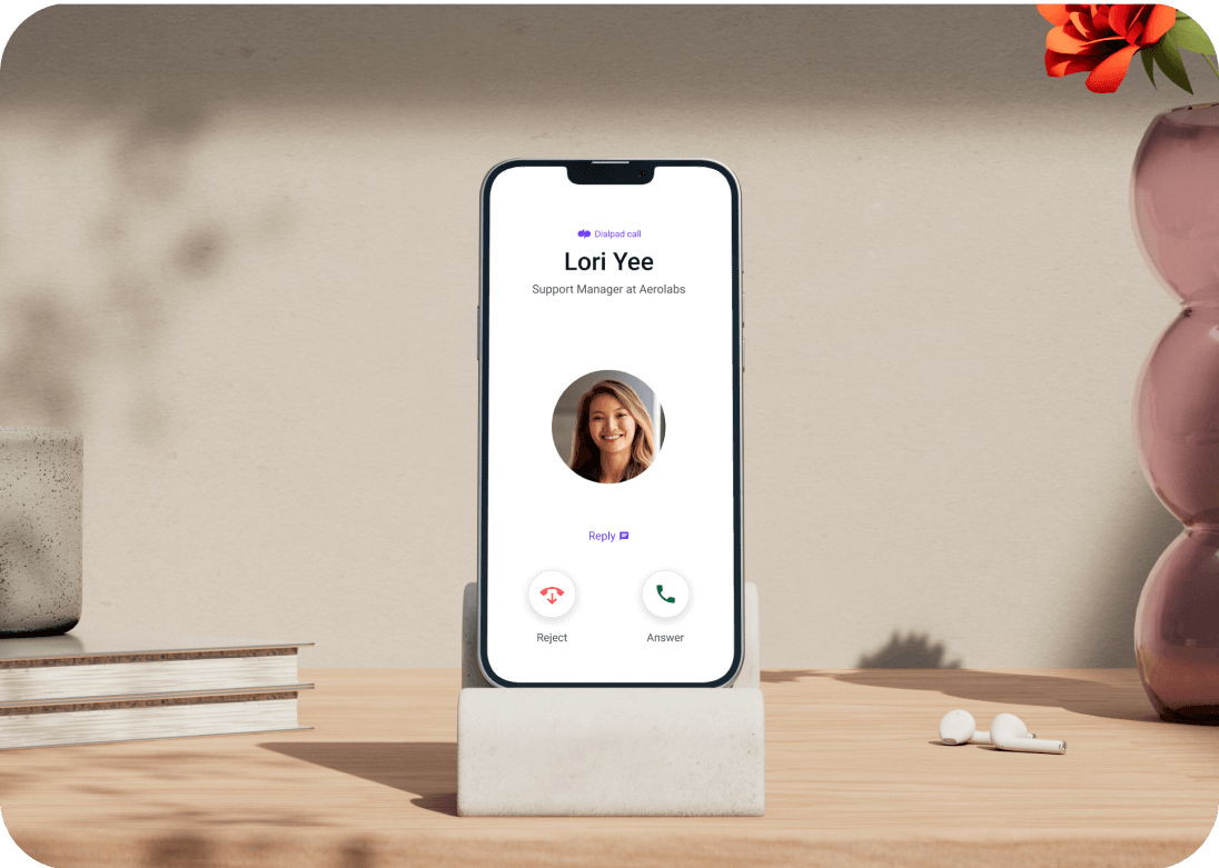 Dialpad Meetings on mobile