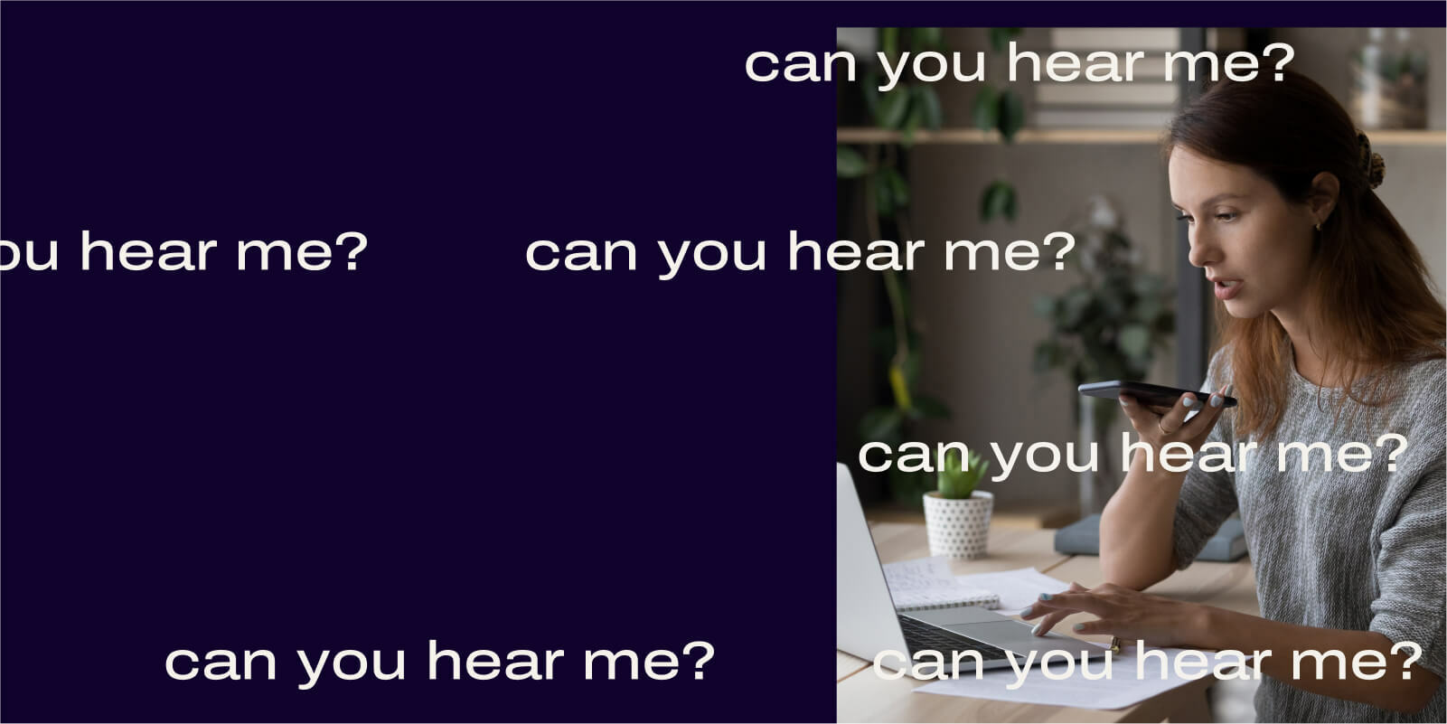 How to improve audio on conference calls header