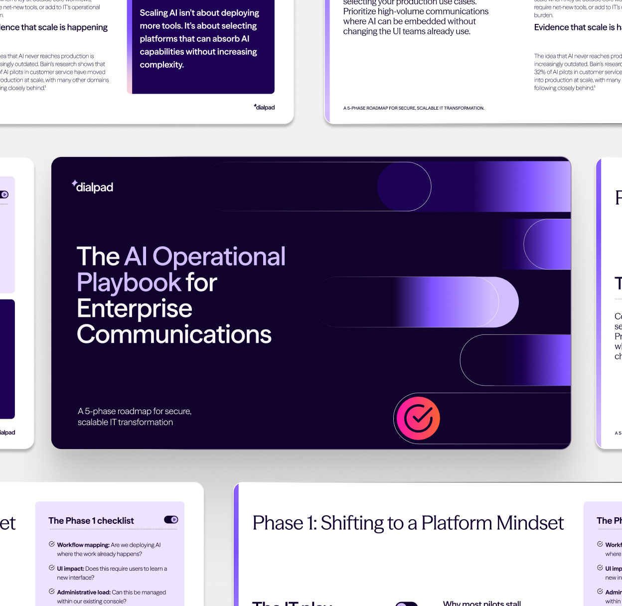 The AI Operational Playbook for Enterprise Communications