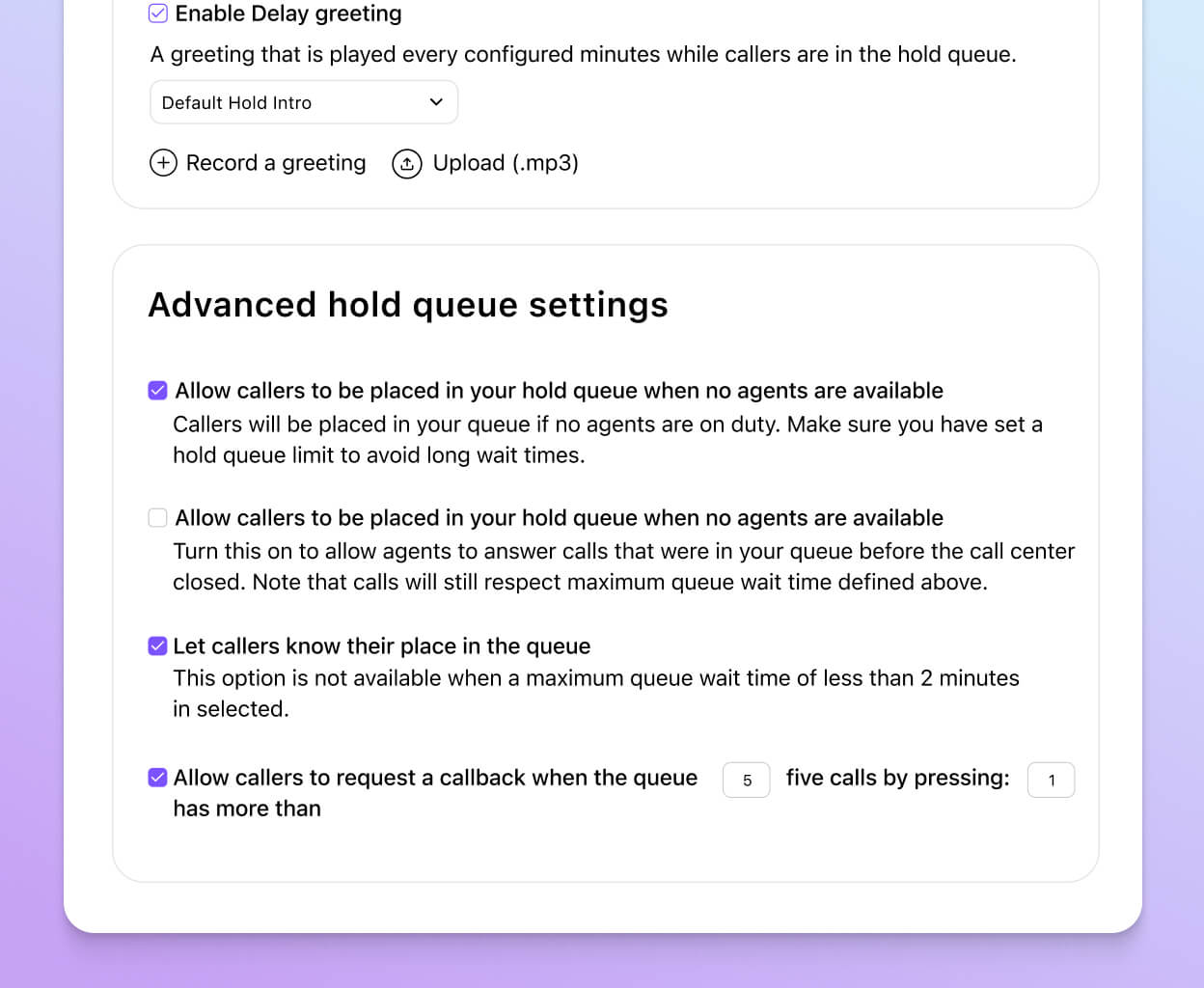 Screenshot of creating priority call queues for VIPs in Dialpad