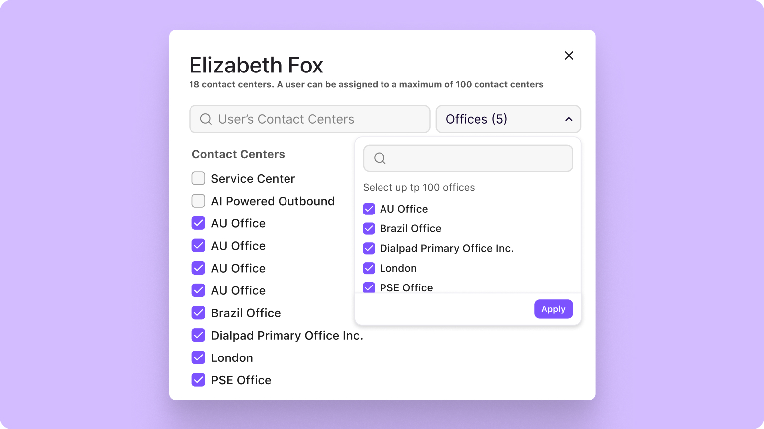 Easily Assign Agents to Multiple Contact Centers
