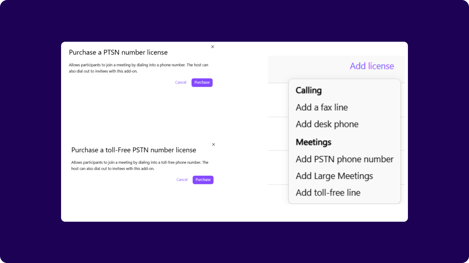 4. Add phone numbers to Dialpad Meetings
