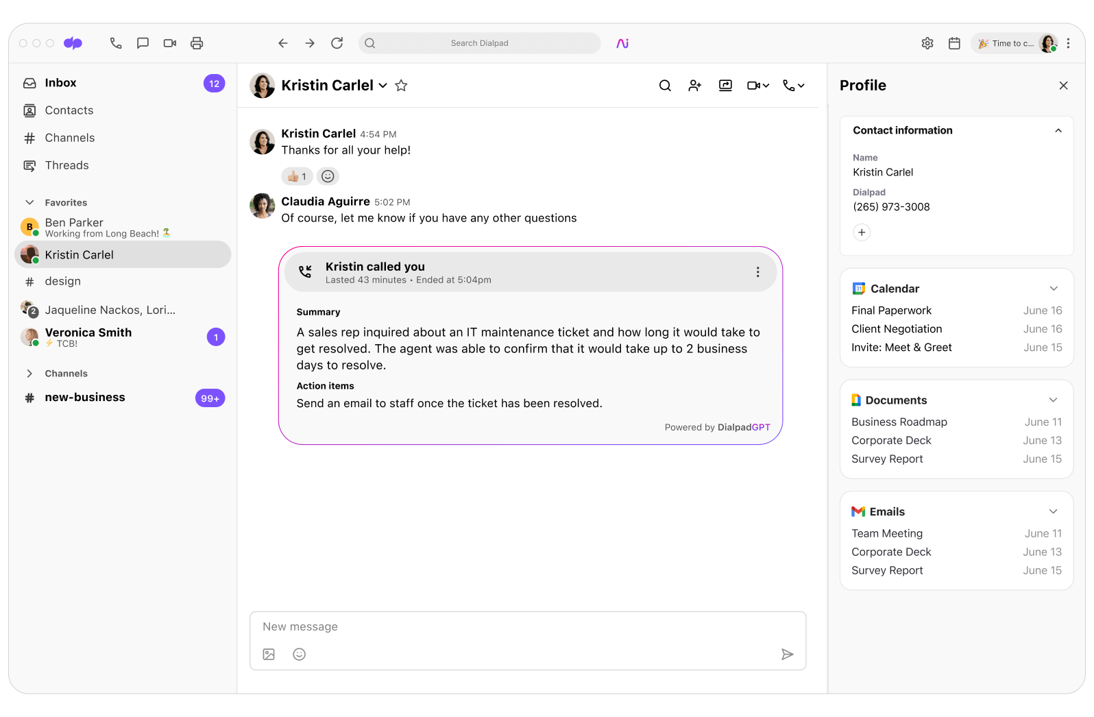 Screenshot of Ai Recaps