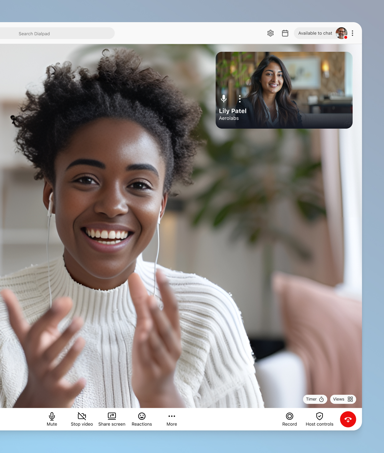 International Conference Call Header