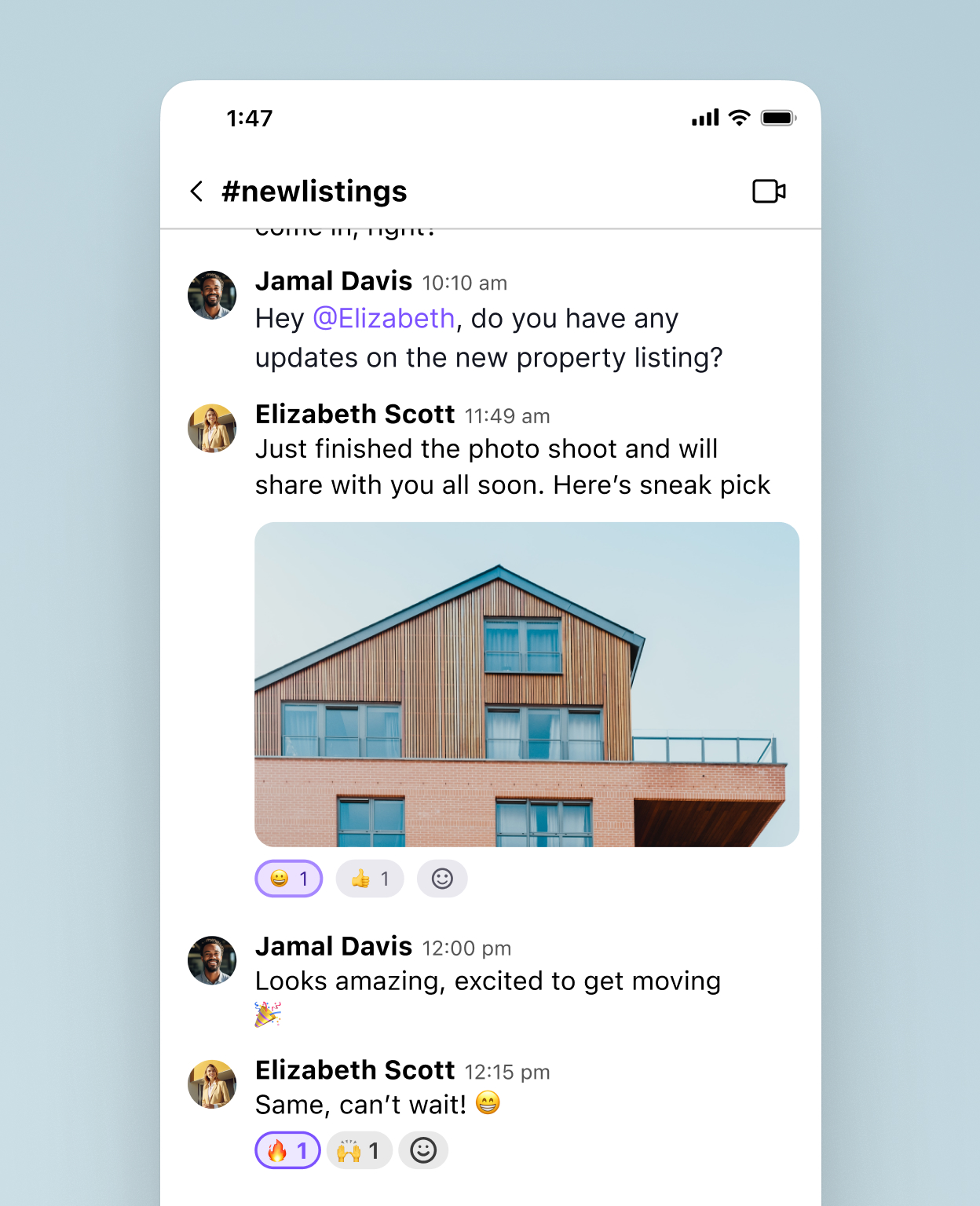3 mobile phones showing Dialpad's mobile app user interface