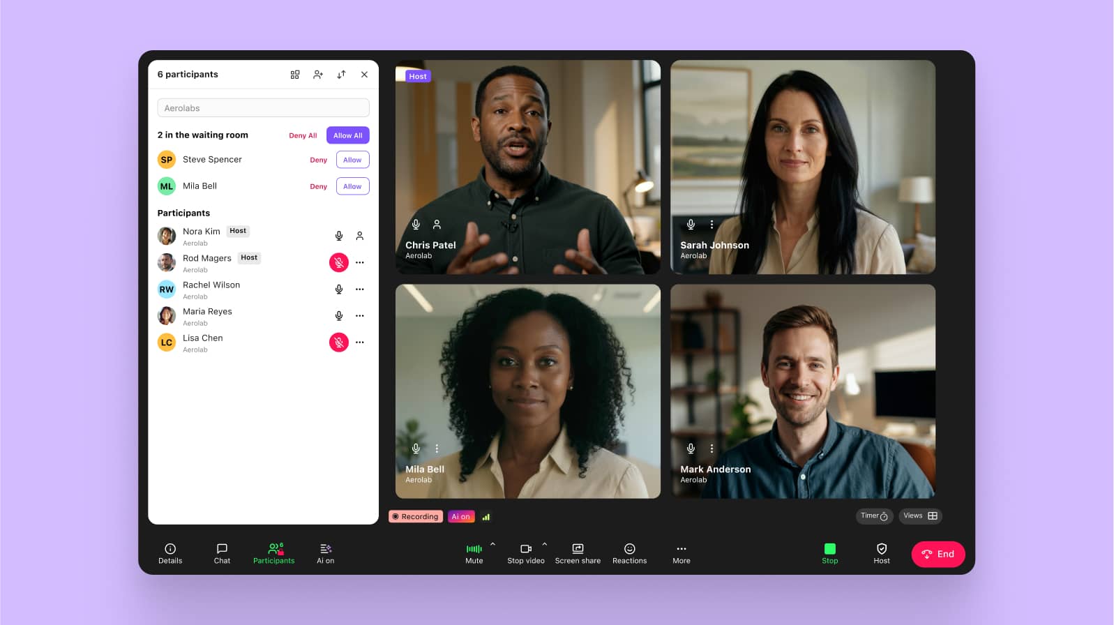 Virtual waiting rooms in Dialpad
