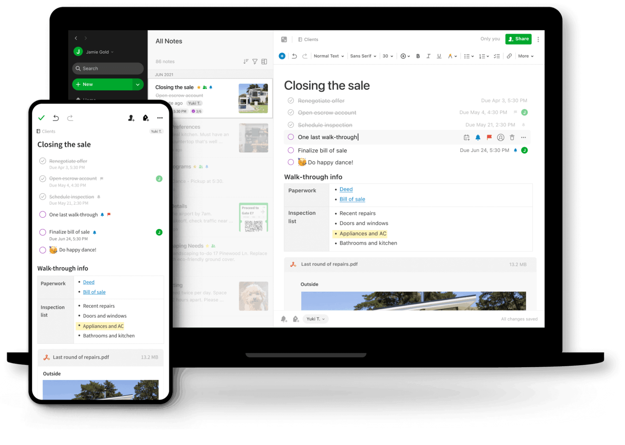 Evernote mobile app for business