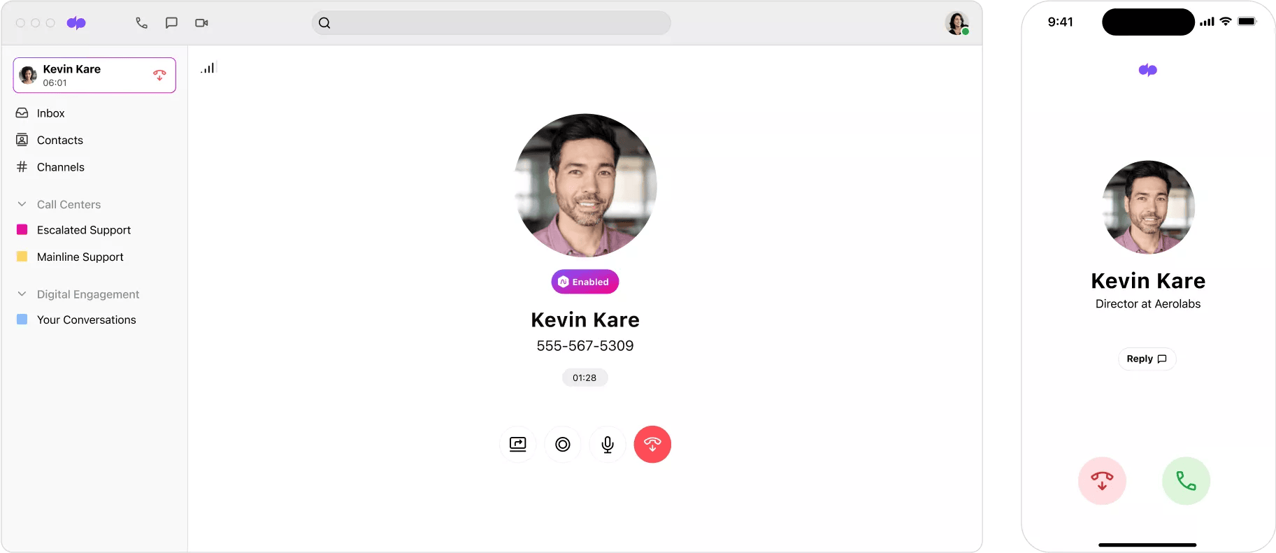 Live Call on dialpad talk blog size v2