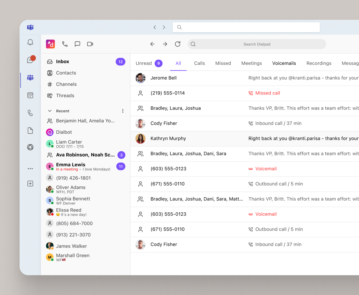Experience the benefits of Dialpad's Microsoft Teams integration
