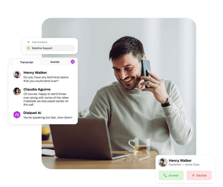 A man working on a laptop