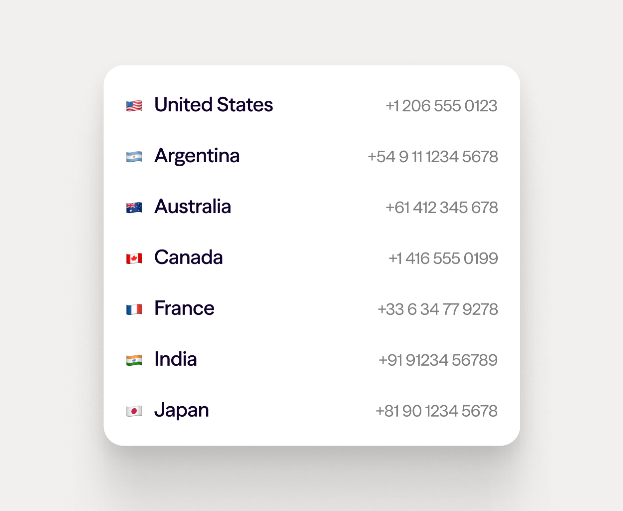Making an international call from Dialpad's desktop app.