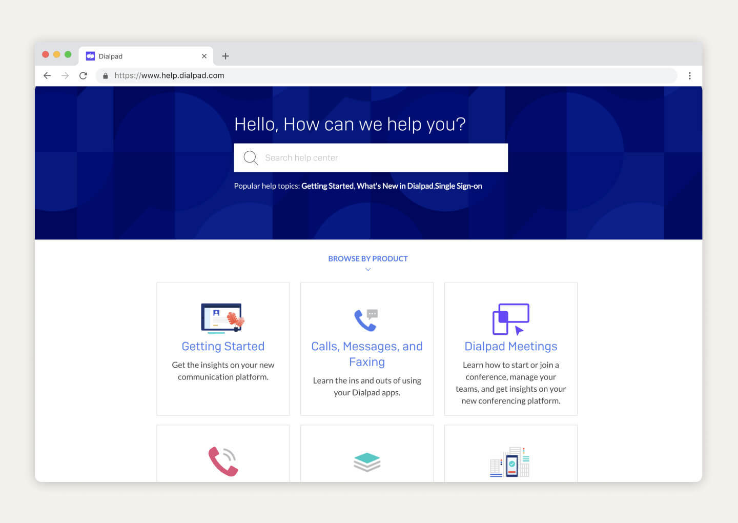 Single Item Card Help Center