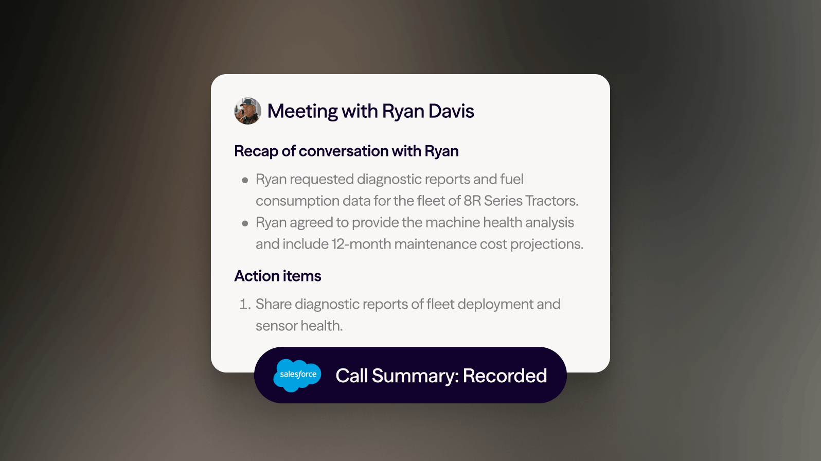 Salesforce integration