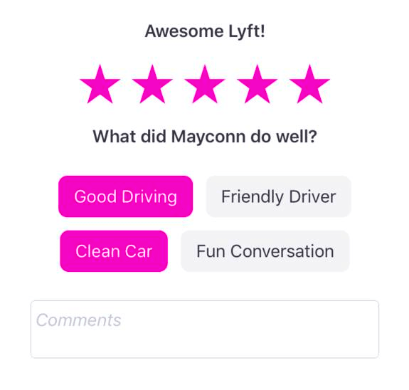 Lyft customer survey