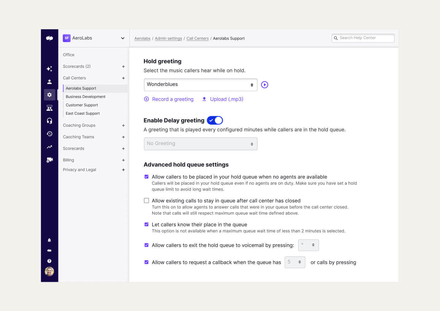 Enabling In Queue Callback single card