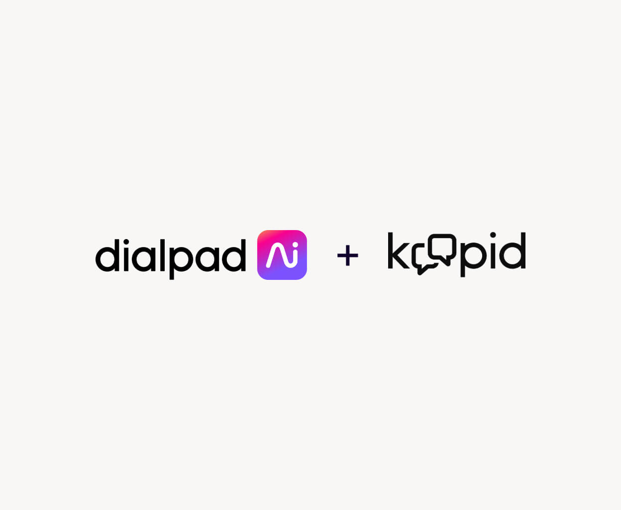 Dialpad and Koopid logos
