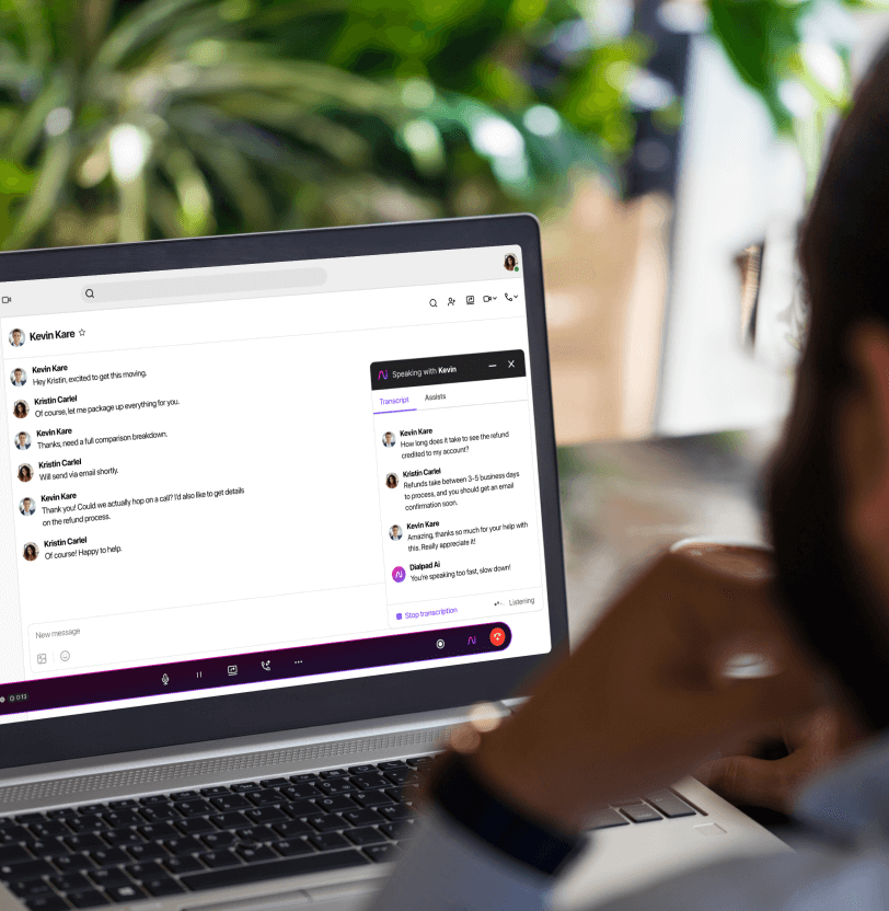 A man working on a laptop