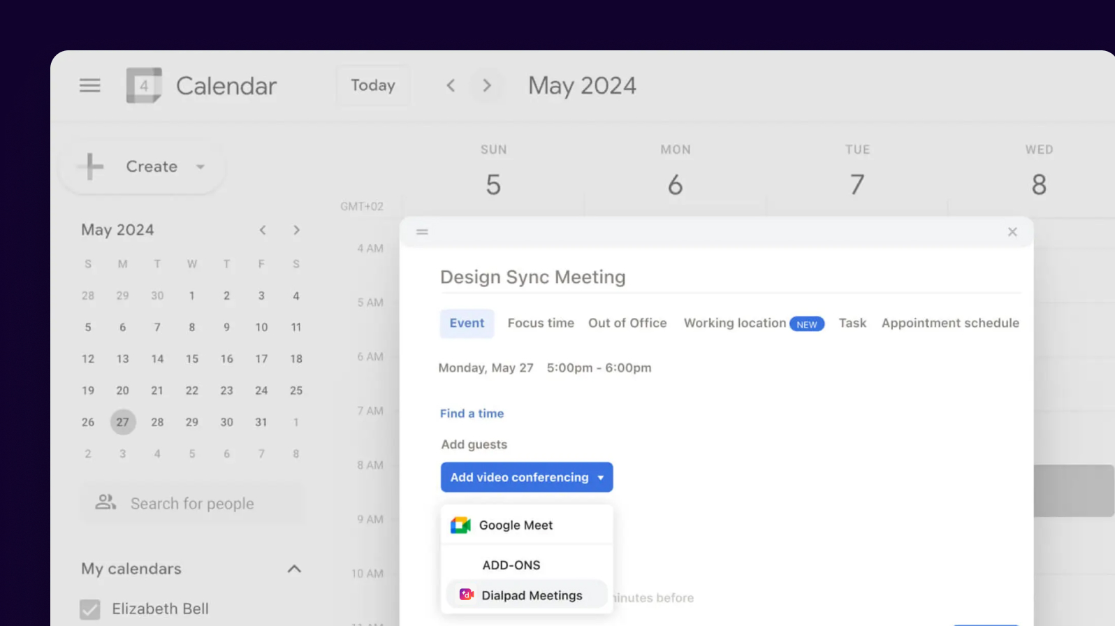 Screenshot of business text messaging features in Dialpad's desktop and mobile applications
