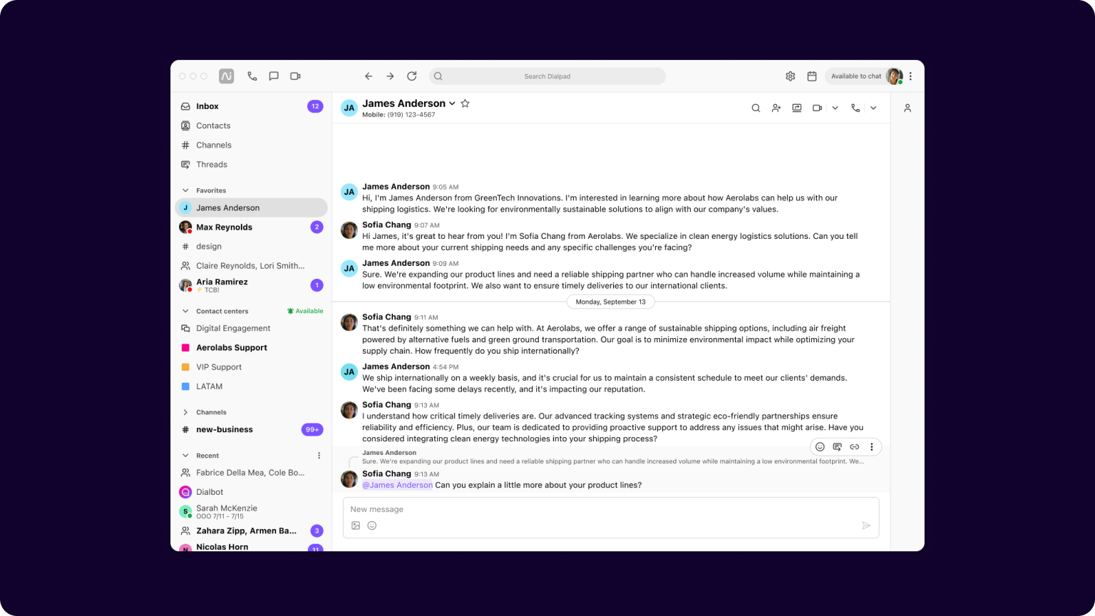 11. Stay on track with in-line replies
