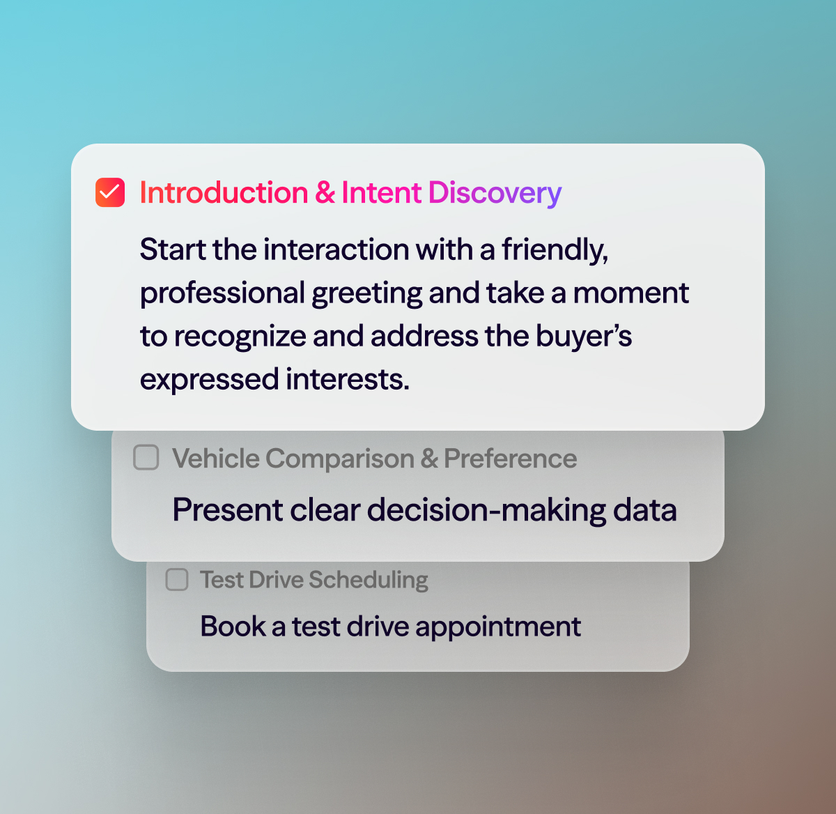 Screenshot of Dialpad's AI Playbooks feature in action