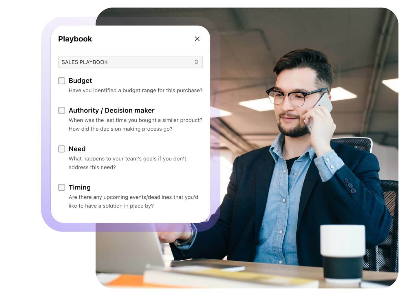 A man talking to someone on the phone