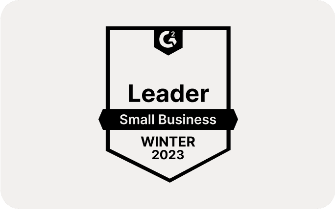 G2 Leader Small Business Winter 2023 CCAAS