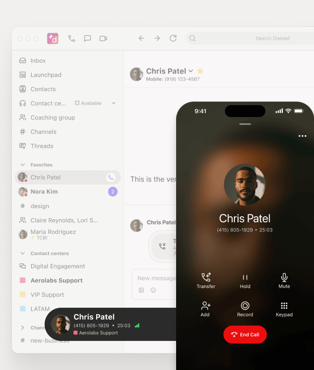 Sales dialer phone call hero image