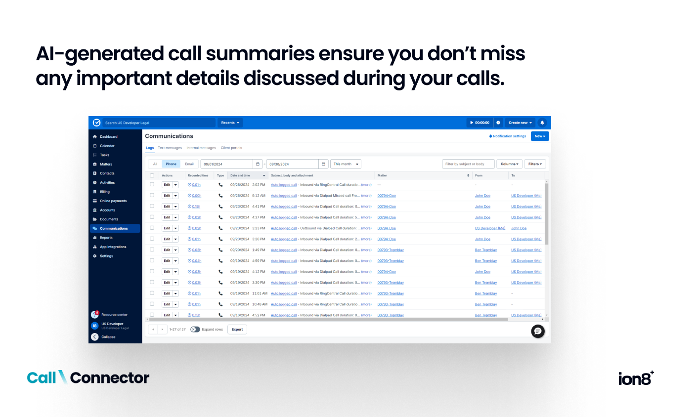 Call Connector for Clio - 4