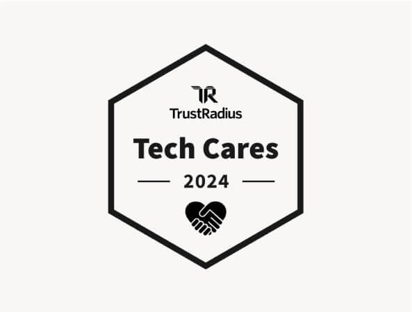 Tech Cares badge