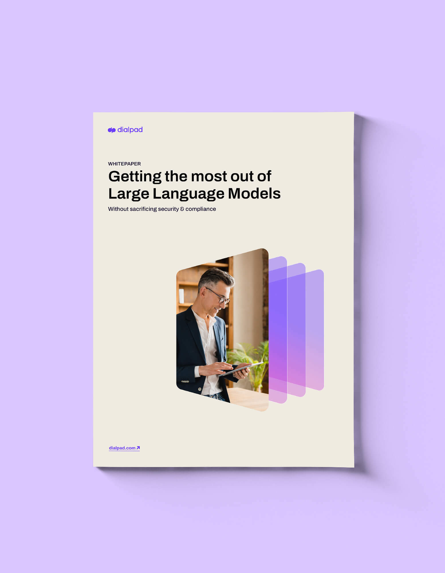 Mockup of a whitepaper titled Getting the most out of Large Language Models