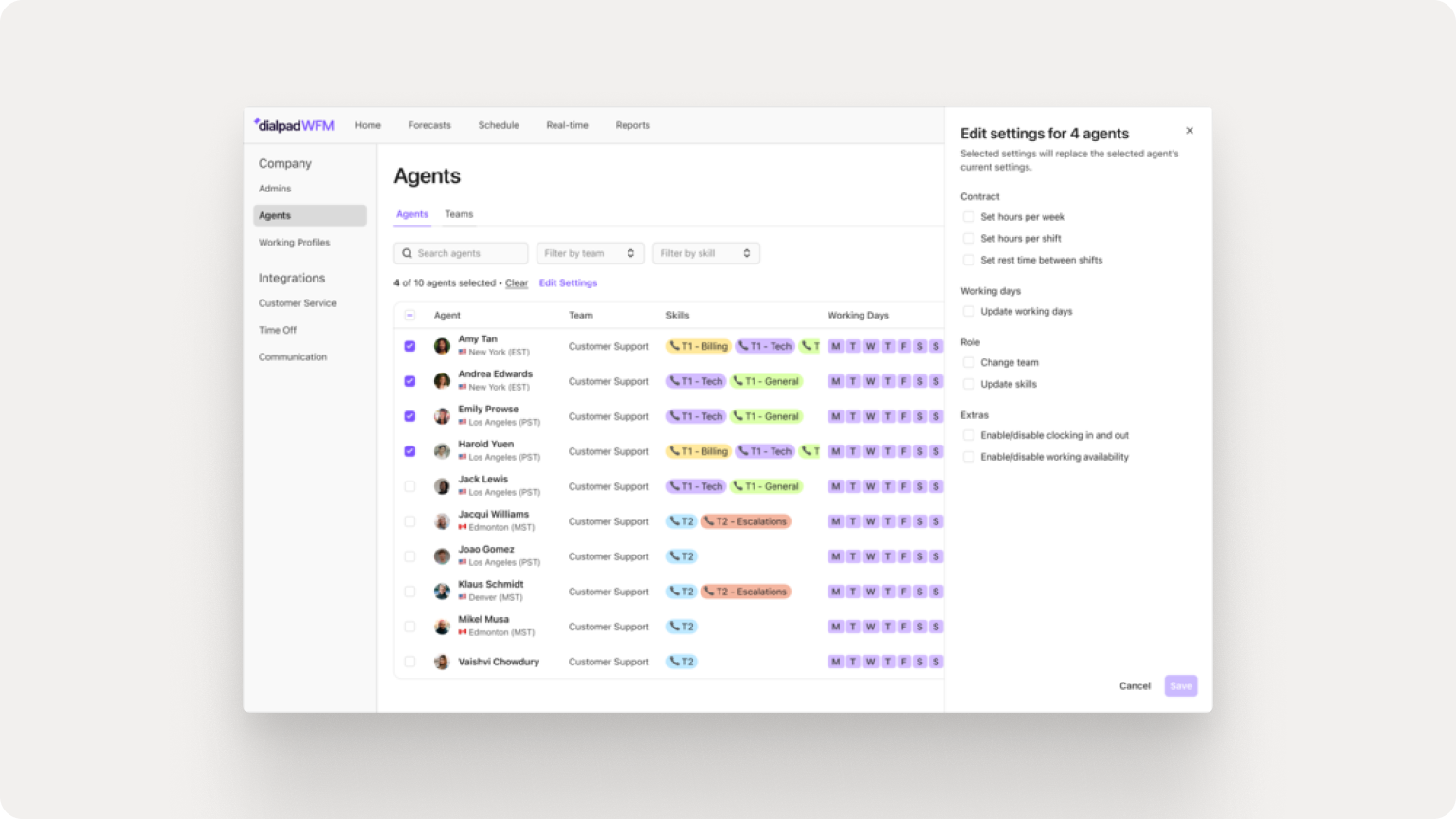 84. Revamped agent settings for easier data management