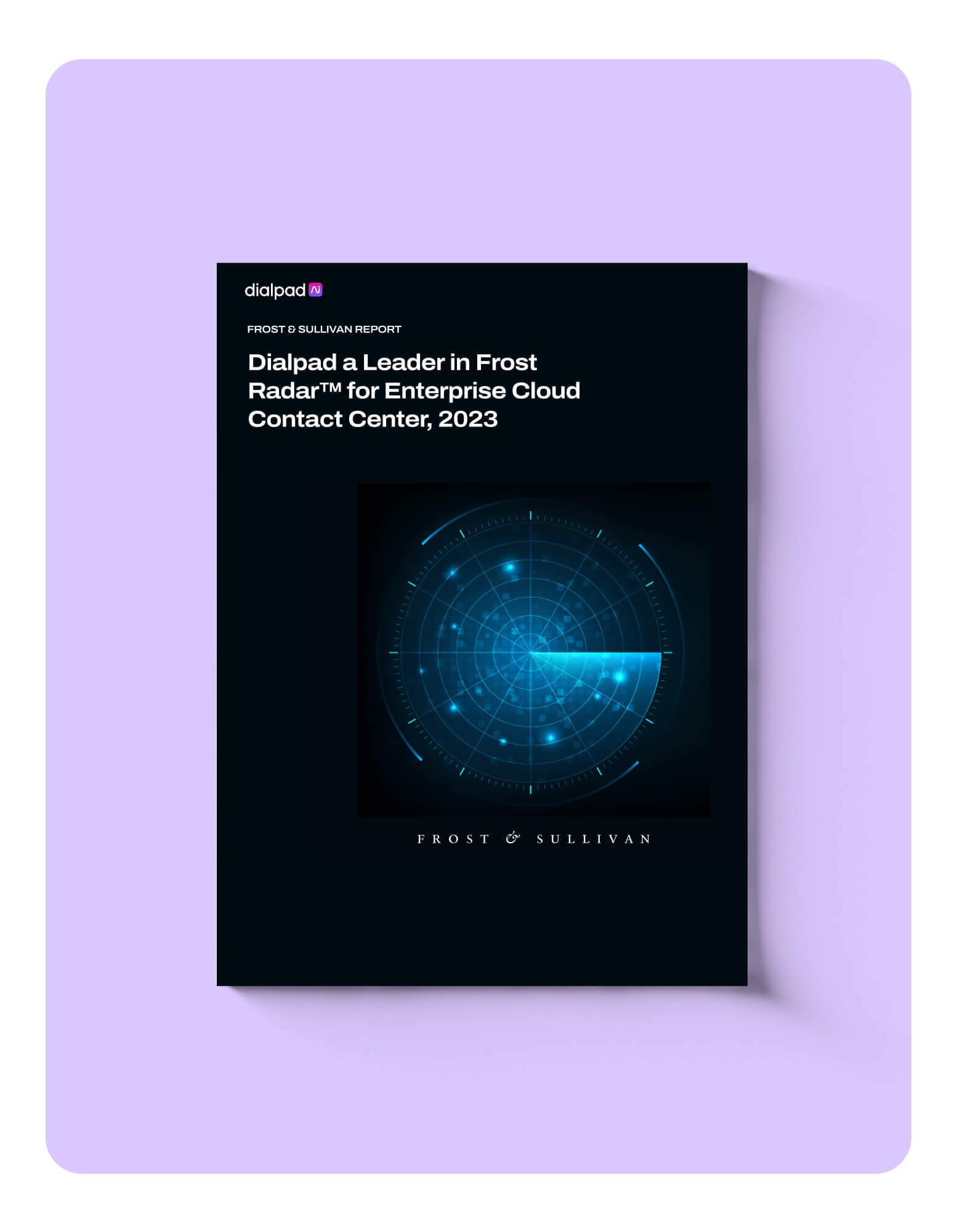 Cover of the Enterprise Cloud Contact Center report by Frost Radar