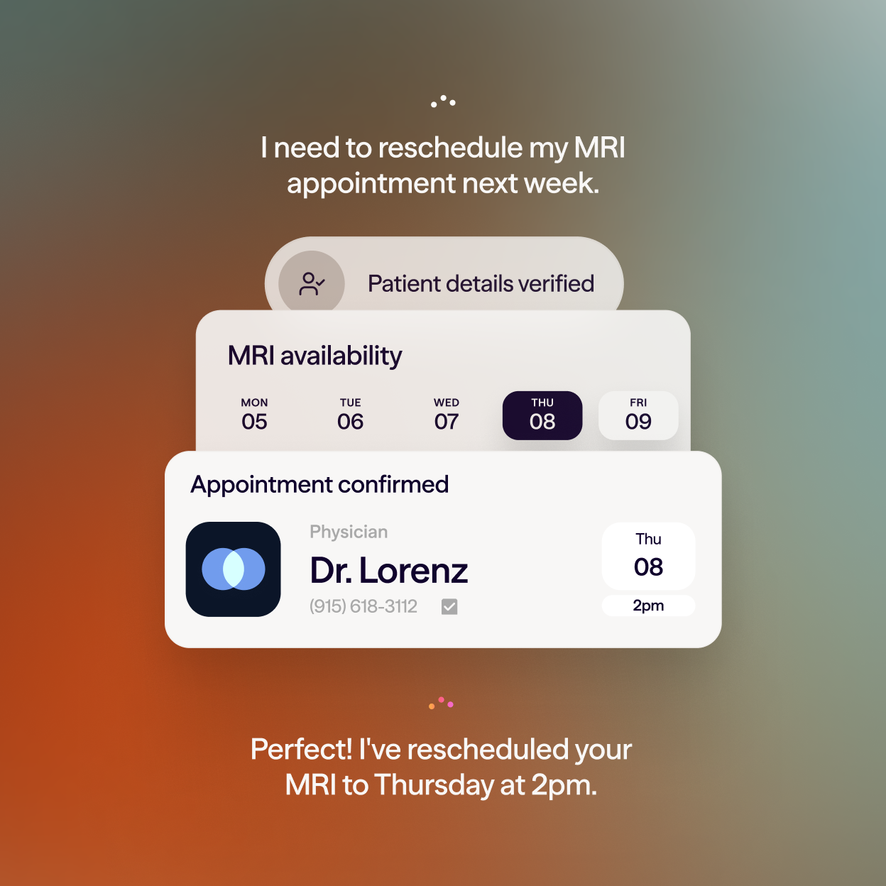 AI Agent in a contact center providing customer service