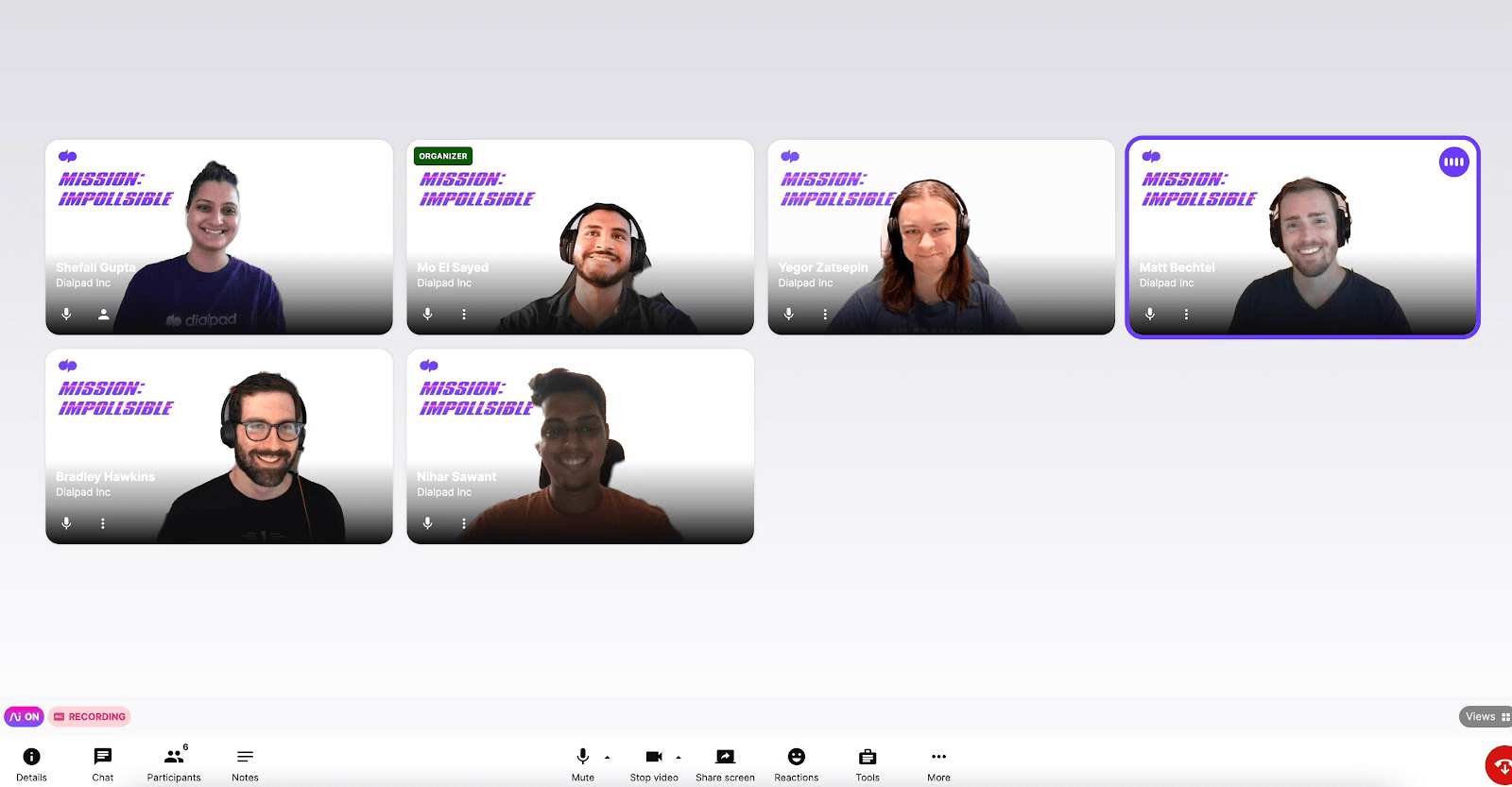 One of our fully-remote Launchathon teams