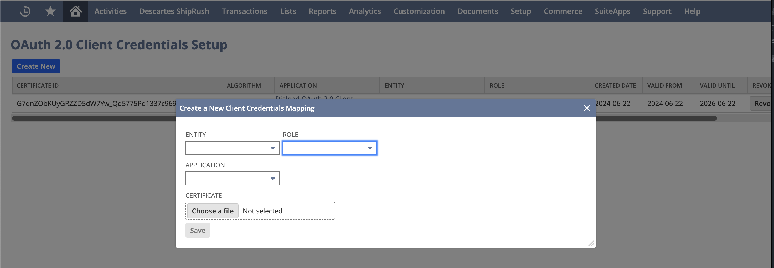 Netsuite-CertificateId-Creation
