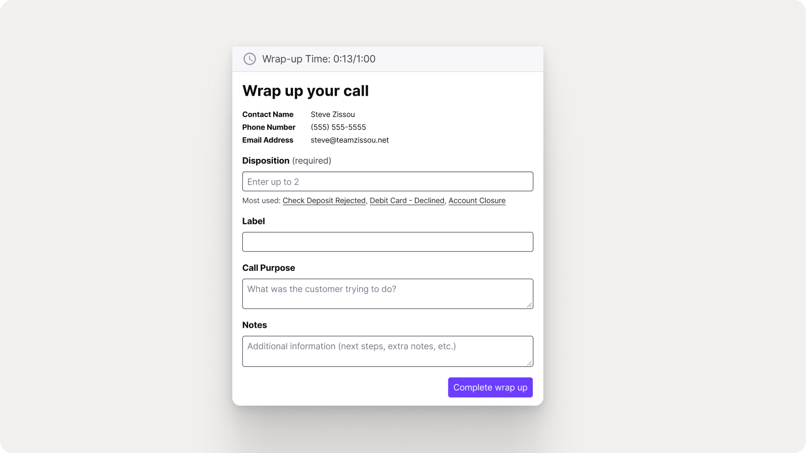 Integration of Sales Productivity Metrics into Live Dashboard