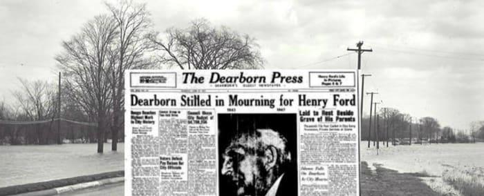 76 years ago: While Rouge River floods Dearborn estate, Henry Ford dies at 83